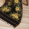 HAND PAINT DUPATTA - LOVE IS BLACK