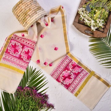 PHULKARI-GULABI SHAM